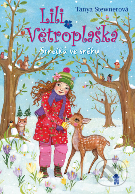 Lili Větroplaška 8: Srnečka ve sněhu - Tanya Stewner, Eva Schöffmann-Davidov (Ilustrátor), Pikola, 2021