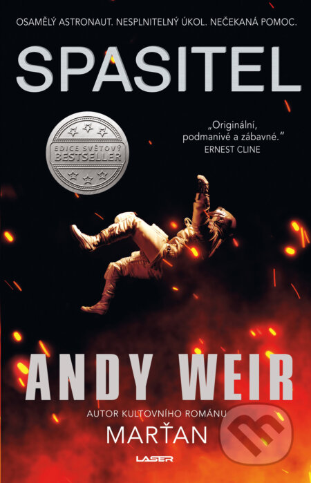E-kniha: Spasitel (Andy Weir). Laser books, 2021 E-kniha: Spasitel (Andy Weir). Laser books, 2021