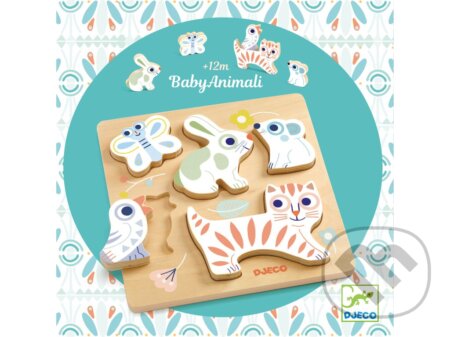 Společenská hra: Pastelová mláďátka vkládací dřevěné puzzle (Djeco). Djeco, 2021 Společenská hra: Pastelová mláďátka vkládací dřevěné puzzle (Djeco). Djeco, 2021