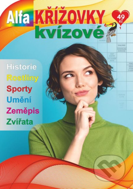 Kniha: Křížovky kvízové - Historie, rostliny, sporty, umění, zeměpis, zvířata (Alfasoft). Alfasoft, 2021 Kniha: Křížovky kvízové - Historie, rostliny, sporty, umění, zeměpis, zvířata (Alfasoft). Alfasoft, 2021