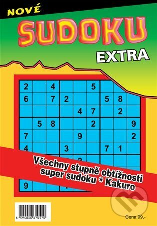 Kniha: Sudoku extra (Agrofin). Agrofin, 2021 Kniha: Sudoku extra (Agrofin). Agrofin, 2021