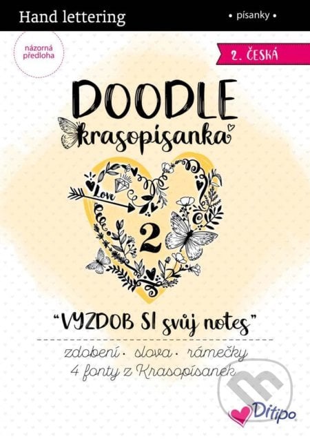 Doodle Krasopísanka - Vyzdob si svůj notes 2, Ditipo a.s., 2021