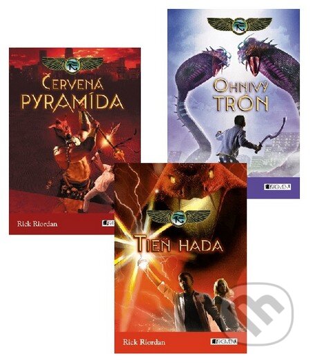 Kniha: Séria Kronika Cartera Kana (komplet) (Rick Riordan) Kniha: Séria Kronika Cartera Kana (komplet) (Rick Riordan)