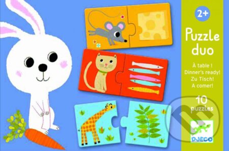 Puzzle: Puzzle duo – Jedlo je hotové (Djeco). Djeco, 2019 Puzzle: Puzzle duo – Jedlo je hotové (Djeco). Djeco, 2019
