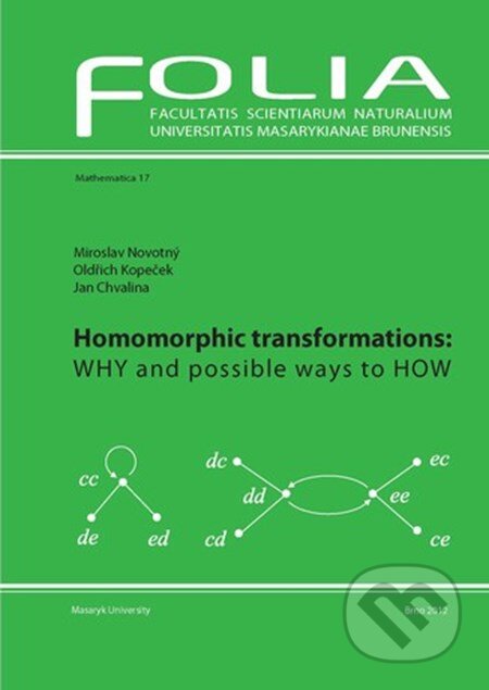 Kniha: Homomorphic Transformations: Why and possible ways to How (Jan Chvalina). Muni Press, 2012 Kniha: Homomorphic Transformations: Why and possible ways to How (Jan Chvalina). Muni Press, 2012