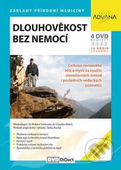 Film: Dlouhověkost bez nemocí (4 DVD) (Claudia Welch a Robert Svoboda) (DVD). DVD DiDact Film: Dlouhověkost bez nemocí (4 DVD) (Claudia Welch a Robert Svoboda) (DVD). DVD DiDact