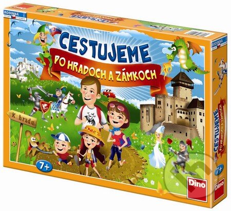 Spoločenská hra: Cestujeme po hradoch a zámkoch (Dino). Dino, 2012 Spoločenská hra: Cestujeme po hradoch a zámkoch (Dino). Dino, 2012