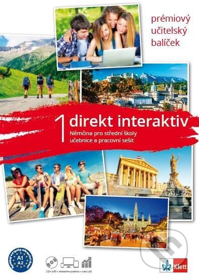 Kniha: Direkt interaktiv 1 CZ - učitelský balíček (učebnice + PS+ MP+ testy+ Intensivtrainer, překlady) (Sandra Dudek, Lenka Kovačková a Tomáš Černý). Klett, 2020 Kniha: Direkt interaktiv 1 CZ - učitelský balíček (učebnice + PS+ MP+ testy+ Intensivtrainer, překlady) (Sandra Dudek, Lenka Kovačková a Tomáš Černý). Klett, 2020
