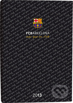 Diář Lyra FC Barcelona černý, Stil calendars, 2012