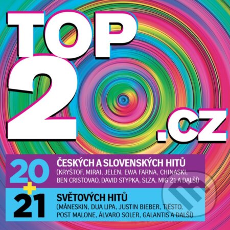 Hudební CD: Top20.cz 2021 / 2 (Hudobné albumy). Hudobné albumy, 2021 Hudební CD: Top20.cz 2021 / 2 (Hudobné albumy). Hudobné albumy, 2021