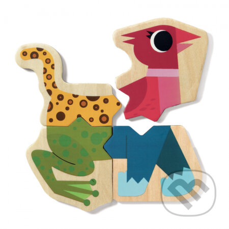 Puzzle: Drevené puzzle magnetky: Mixanimo (Djeco). Djeco, 2021 Puzzle: Drevené puzzle magnetky: Mixanimo (Djeco). Djeco, 2021