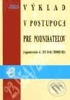 Kniha: Výklad zmien v postupoch účtovania pre podnikateľov a rámcová účtovná osnova (Wolters Kluwer (Iura Edition)). Wolters Kluwer (Iura Edition), 2003 Kniha: Výklad zmien v postupoch účtovania pre podnikateľov a rámcová účtovná osnova (Wolters Kluwer (Iura Edition)). Wolters Kluwer (Iura Edition), 2003