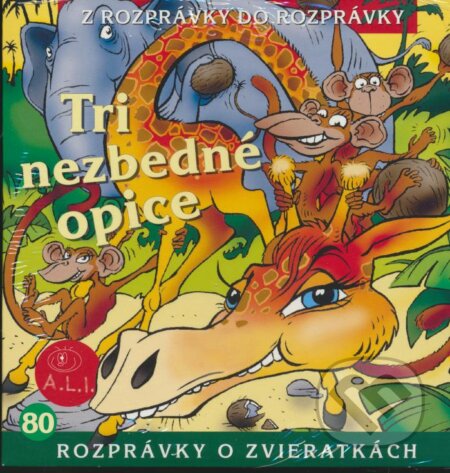 Audiokniha: Tri nezbedné opice (A.L.I.). A.L.I. Audiokniha: Tri nezbedné opice (A.L.I.). A.L.I.