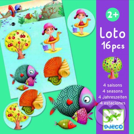 Spoločenská hra: Loto – Ročné obdobia (Djeco). Djeco, 2019 Spoločenská hra: Loto – Ročné obdobia (Djeco). Djeco, 2019