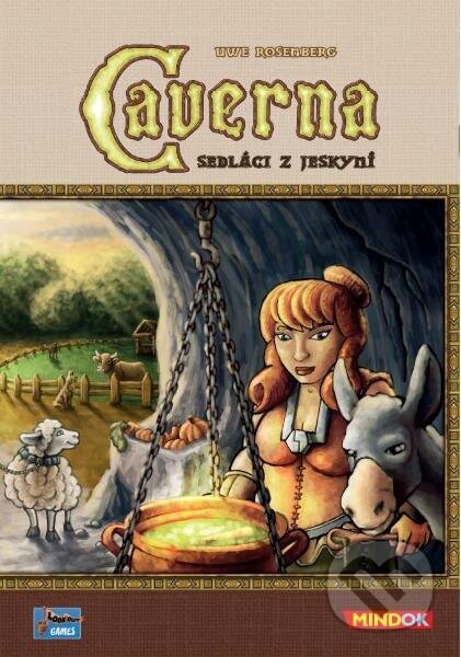 Spoločenská hra: Caverna: Sedláci z jeskyní (Uwe Rosenberg). Mindok, 2019 Spoločenská hra: Caverna: Sedláci z jeskyní (Uwe Rosenberg). Mindok, 2019