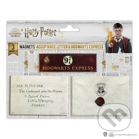 Harry Potter: Magnety - Dopis a nástupište 9 a 3/4 (Distrineo). Distrineo, 2021 Harry Potter: Magnety - Dopis a nástupište 9 a 3/4 (Distrineo). Distrineo, 2021