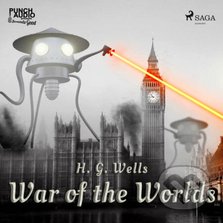Audiokniha: War of the Worlds (EN) (H. G. Wells). Saga Egmont, 2020 Audiokniha: War of the Worlds (EN) (H. G. Wells). Saga Egmont, 2020