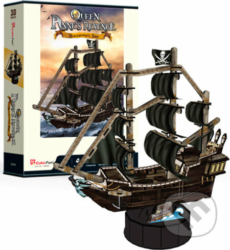 Puzzle: 3D Puzzle - Queen Anne´s Revenge (CubicFun). CubicFun, 2021 Puzzle: 3D Puzzle - Queen Anne´s Revenge (CubicFun). CubicFun, 2021