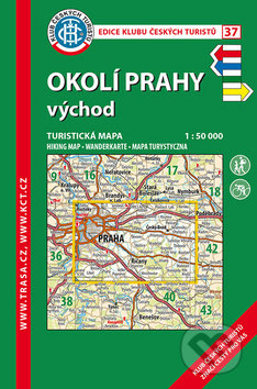 Okolí Prahy - východ 1:50 000, Klub českých turistů, 2017