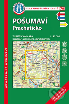 Kniha: Pošumaví, Prachaticko 1:50 000 (Klub českých turistů). Klub českých turistů, 2016 Kniha: Pošumaví, Prachaticko 1:50 000 (Klub českých turistů). Klub českých turistů, 2016