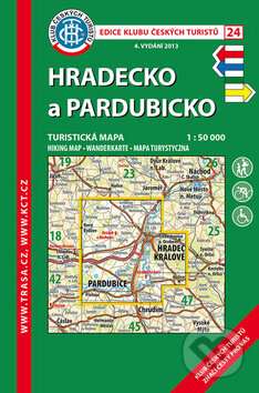 Kniha: Hradecko a Pardubicko 1:50 000 (Klub českých turistů). Klub českých turistů, 2014 Kniha: Hradecko a Pardubicko 1:50 000 (Klub českých turistů). Klub českých turistů, 2014