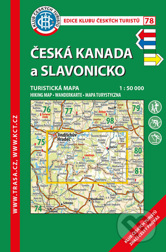 Kniha: Česká Kanada a Slavonicko 1:50 000 (Klub českých turistů). Klub českých turistů, 2020 Kniha: Česká Kanada a Slavonicko 1:50 000 (Klub českých turistů). Klub českých turistů, 2020