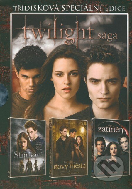 Film: Twilight sága - Kolekce 3 DVD (David Slade) (DVD). Hollywood Film: Twilight sága - Kolekce 3 DVD (David Slade) (DVD). Hollywood
