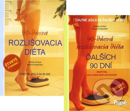Kniha: 90-dňová rozlišovacia diéta + 90-dňová rozlišovacia diéta - Ďalších 90 dní (kolekcia) (Breda Hrobat a Mojca Poljanšek). Trysk Kniha: 90-dňová rozlišovacia diéta + 90-dňová rozlišovacia diéta - Ďalších 90 dní (kolekcia) (Breda Hrobat a Mojca Poljanšek). Trysk