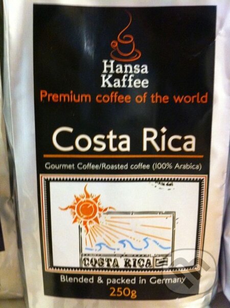 Kávy a čaje: Hansa Costa Rica (odrodová) (Hansa). Hansa Kávy a čaje: Hansa Costa Rica (odrodová) (Hansa). Hansa