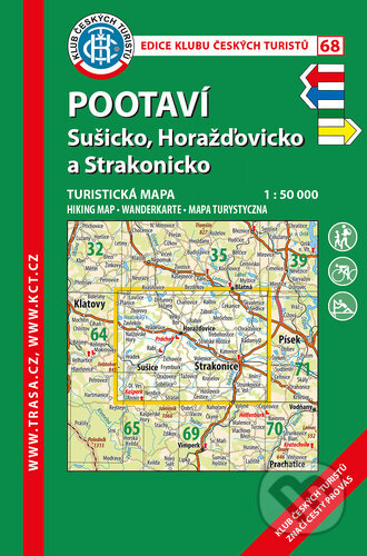 Kniha: Pootaví, Sušicko, Horažďovicko a Strakonicko 1:50 000 (Klub českých turistů). Klub českých turistů, 2020 Kniha: Pootaví, Sušicko, Horažďovicko a Strakonicko 1:50 000 (Klub českých turistů). Klub českých turistů, 2020