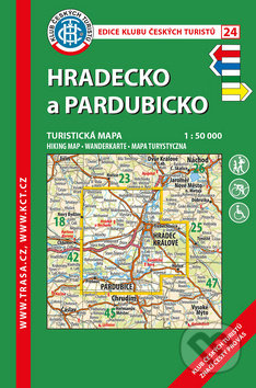 Kniha: Hradecko a Pardubicko 1:50 000 (Klub českých turistů). Klub českých turistů, 2019 Kniha: Hradecko a Pardubicko 1:50 000 (Klub českých turistů). Klub českých turistů, 2019