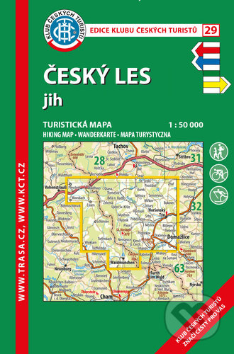 Kniha: Český les - jih 1:50 000 (Klub českých turistů). Klub českých turistů, 2021 Kniha: Český les - jih 1:50 000 (Klub českých turistů). Klub českých turistů, 2021