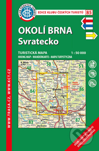 Kniha: Okolí Brna Svratecko 1:50 000 (Klub českých turistů). Klub českých turistů, 2021 Kniha: Okolí Brna Svratecko 1:50 000 (Klub českých turistů). Klub českých turistů, 2021
