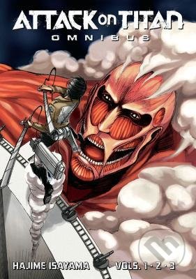 Kniha: Attack on Titan Omnibus 1 (Hajime Isayama). Kodansha International, 2021 Kniha: Attack on Titan Omnibus 1 (Hajime Isayama). Kodansha International, 2021