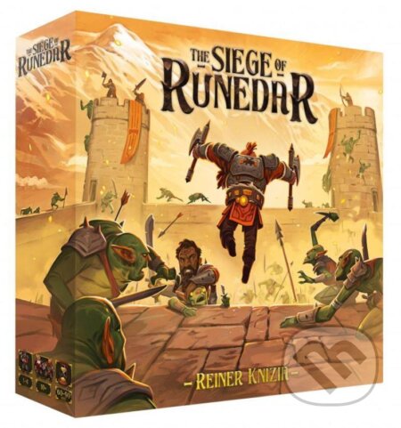 Společenská hra: The Siege of Runedar (Tlama games). Tlama games, 2021 Společenská hra: The Siege of Runedar (Tlama games). Tlama games, 2021