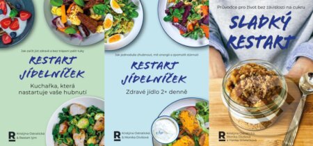 E-kniha: Restart jídelníček + Sladký Restart (Kristýna Ostratická, Monika Divišová a Hanka Střelečková). RESTARTUJEM s.r.o. E-kniha: Restart jídelníček + Sladký Restart (Kristýna Ostratická, Monika Divišová a Hanka Střelečková). RESTARTUJEM s.r.o.