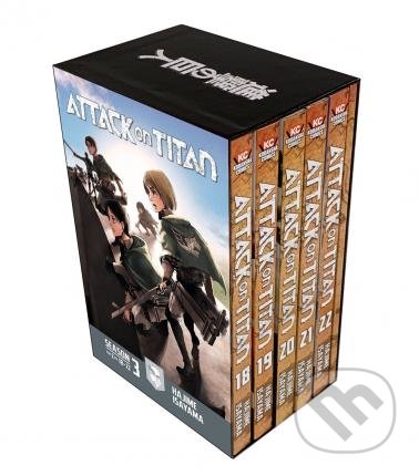 Kniha: Attack on Titan (Season 3 / Part 2) (Hajime Isayama). Kodansha International, 2019 Kniha: Attack on Titan (Season 3 / Part 2) (Hajime Isayama). Kodansha International, 2019