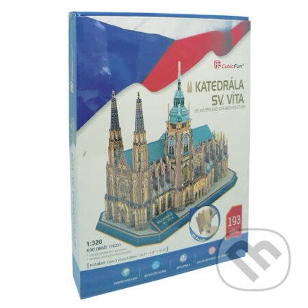 Puzzle: 3D Katedrála Sv. Víta (CubicFun). CubicFun, 2016 Puzzle: 3D Katedrála Sv. Víta (CubicFun). CubicFun, 2016