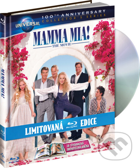 Film: Mamma Mia! Limitovaná Edice (Bluray - digibook) (Phyllida Lloyd) (Blu-ray). Bonton Film, 2012 Film: Mamma Mia! Limitovaná Edice (Bluray - digibook) (Phyllida Lloyd) (Blu-ray). Bonton Film, 2012