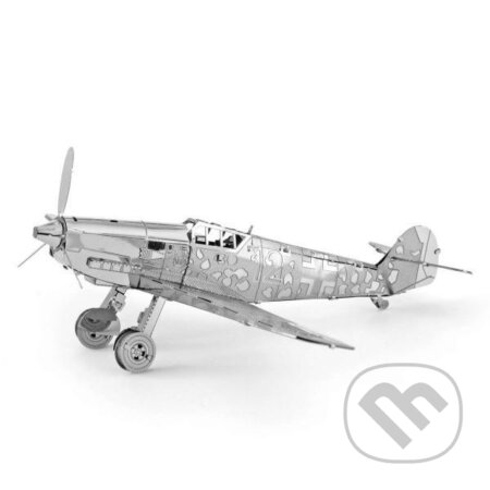 Spoločenská hra: Metal Earth 3D kovový model Messerschmitt BF-109 (Piatnik). Piatnik, 2021 Spoločenská hra: Metal Earth 3D kovový model Messerschmitt BF-109 (Piatnik). Piatnik, 2021