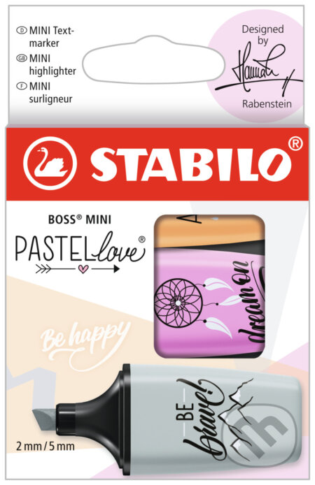 Zvýrazňovač - 3 ks (STABILO). STABILO, 2021 Zvýrazňovač - 3 ks (STABILO). STABILO, 2021