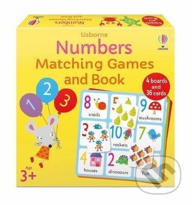 Kniha: Numbers Matching Games and Book (Kate Nolan). Usborne, 2021 Kniha: Numbers Matching Games and Book (Kate Nolan). Usborne, 2021