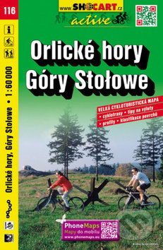 Orlické hory, Góry Stolowe 1:60 000 (SHOCart). SHOCart, 2008 Orlické hory, Góry Stolowe 1:60 000 (SHOCart). SHOCart, 2008