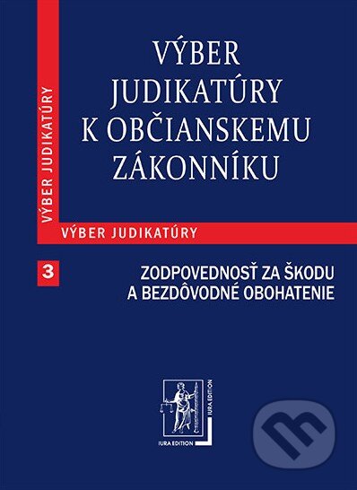 Kniha: Výber judikatúry k Občianskemu zákonníku 3 (Zodpovednosť za škodu a za bezdôvodné obohatenie) (Wolters Kluwer (Iura Edition)). Wolters Kluwer (Iura Edition), 2012 Kniha: Výber judikatúry k Občianskemu zákonníku 3 (Zodpovednosť za škodu a za bezdôvodné obohatenie) (Wolters Kluwer (Iura Edition)). Wolters Kluwer (Iura Edition), 2012
