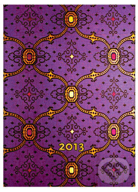 Paperblanks - diár 2013 - French Ornate Violet Micro, Paperblanks, 2012