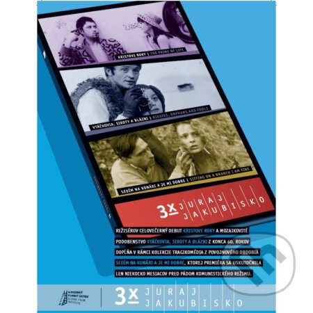 Film: 3x Juraj Jakubisko (Juraj Jakubisko) (DVD). Slovenský filmový ústav, 2012 Film: 3x Juraj Jakubisko (Juraj Jakubisko) (DVD). Slovenský filmový ústav, 2012