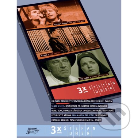 Film: 3x Štefan Uher (Štefan Uher) (DVD). Slovenský filmový ústav, 2012 Film: 3x Štefan Uher (Štefan Uher) (DVD). Slovenský filmový ústav, 2012