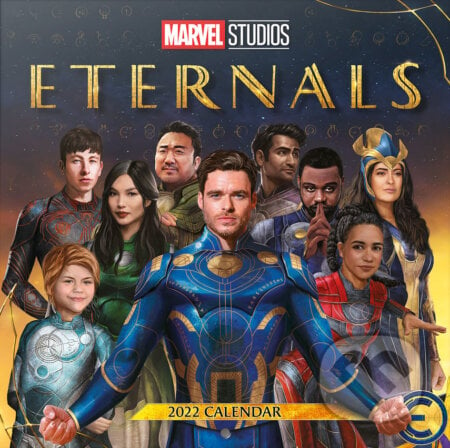 Kalendár 2022 s plagátom Marvel: Eternals, Marvel, 2021