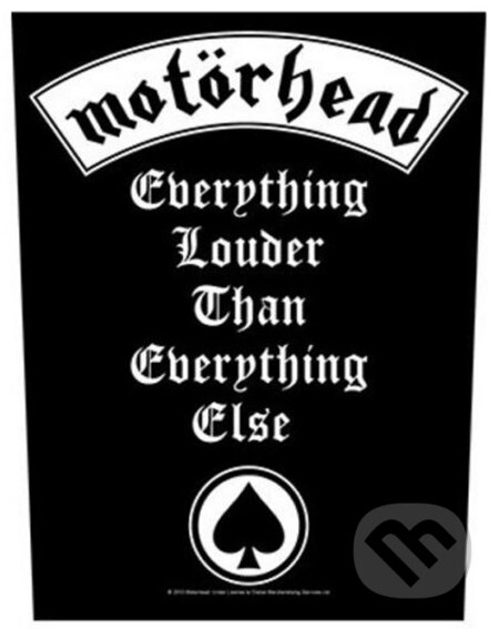 Nášivka Motörhead: Everything Louder (). , 2016 Nášivka Motörhead: Everything Louder (). , 2016