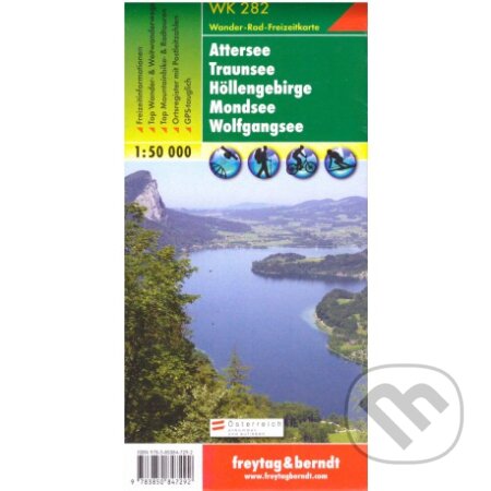 282 Attersee 1:50 000 (freytag&berndt). freytag&berndt, 2016 282 Attersee 1:50 000 (freytag&berndt). freytag&berndt, 2016